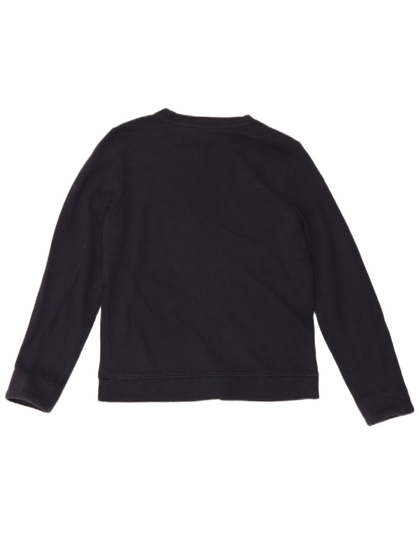 Tommy Hilfiger Felpa grafica da uomo Maglione piccolo cotone blu navy