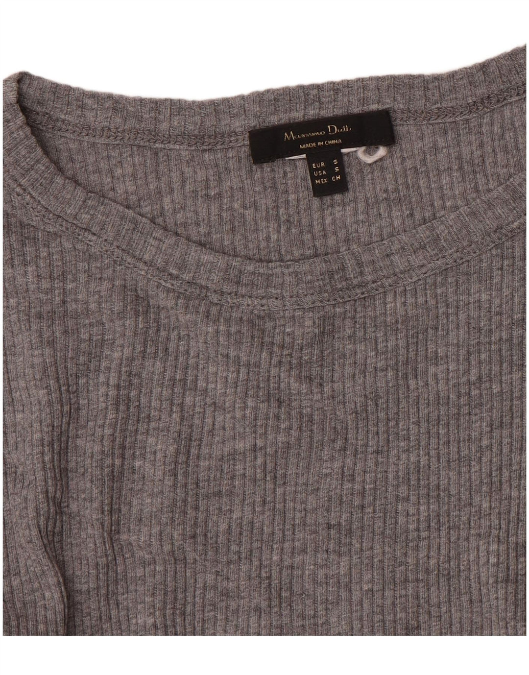 Maglia da donna a maniche lunghe Massimo Dutti UK 8 piccola grigia
