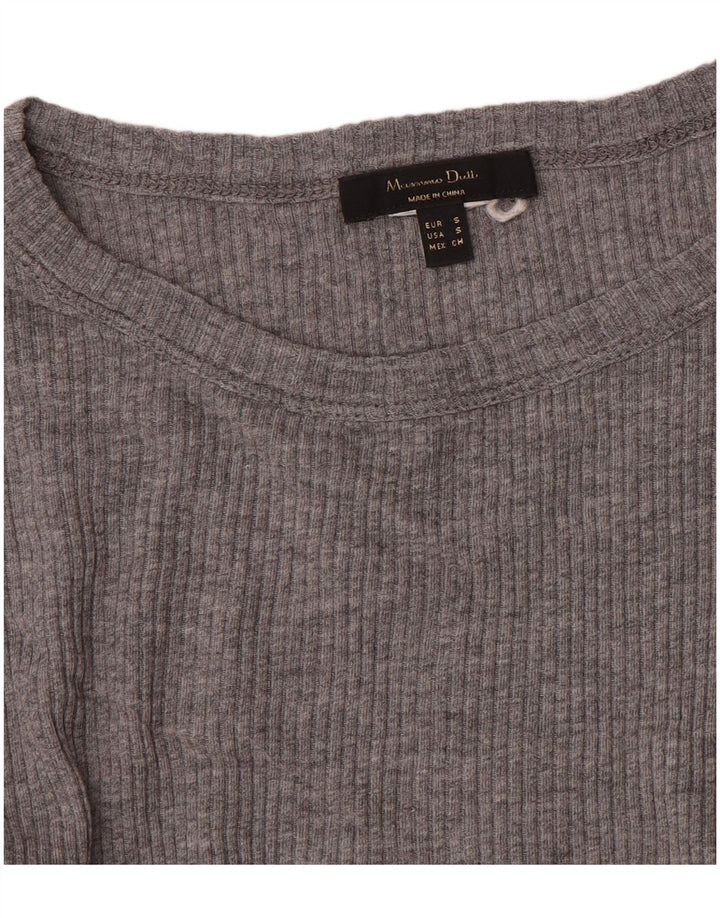 Maglia da donna a maniche lunghe Massimo Dutti UK 8 piccola grigia