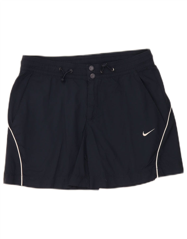 Pantaloncini sportivi Nike da donna UK 8/10 piccoli in nylon blu navy
