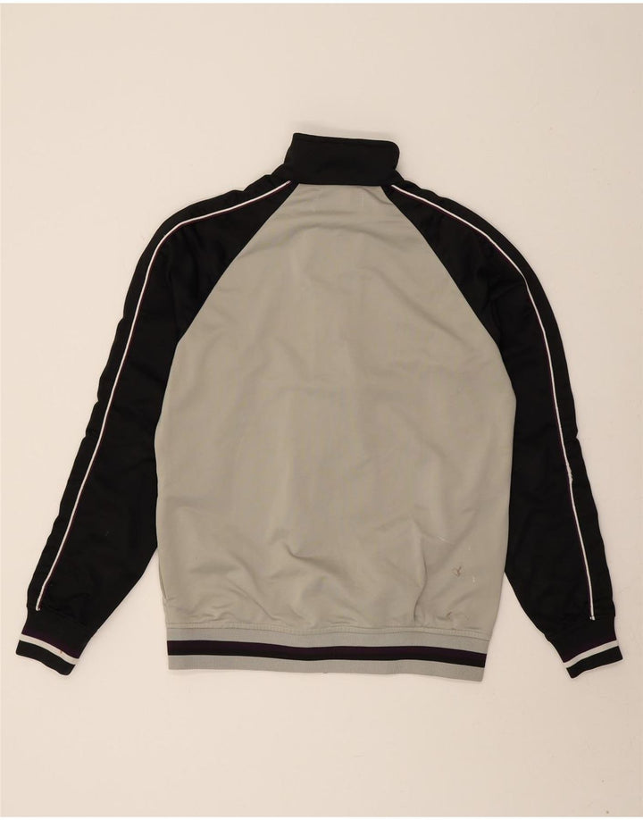 Giacca da tuta da uomo KAPPA grande in poliestere color block grigio