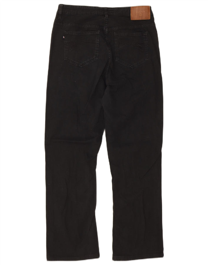 Jeans dritti da donna Gant W30 L27 cotone nero