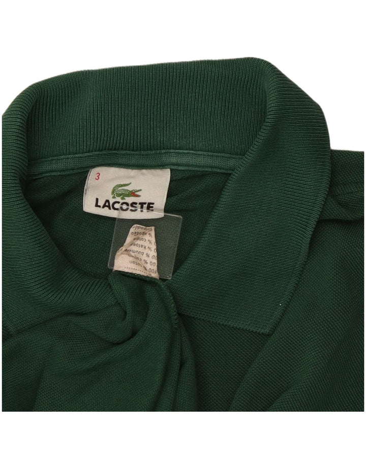 Polo da uomo Lacoste taglia 3 piccola in cotone verde