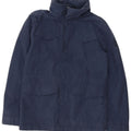 TIMBERLAND Mens Utility Jacket UK 36 Small Navy Blue Polyester