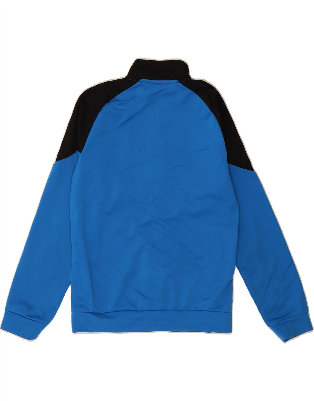 PUMA Boys Graphic Tracksuit Top Jacket 11-12 Years Medium Blue Colourblock Vintage Puma and Second-Hand Puma from Messina Hembry 