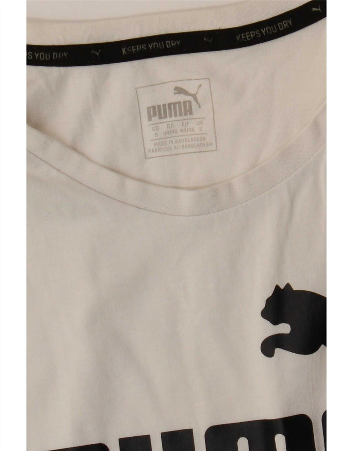 Canotta grafica da uomo Puma Small bianca