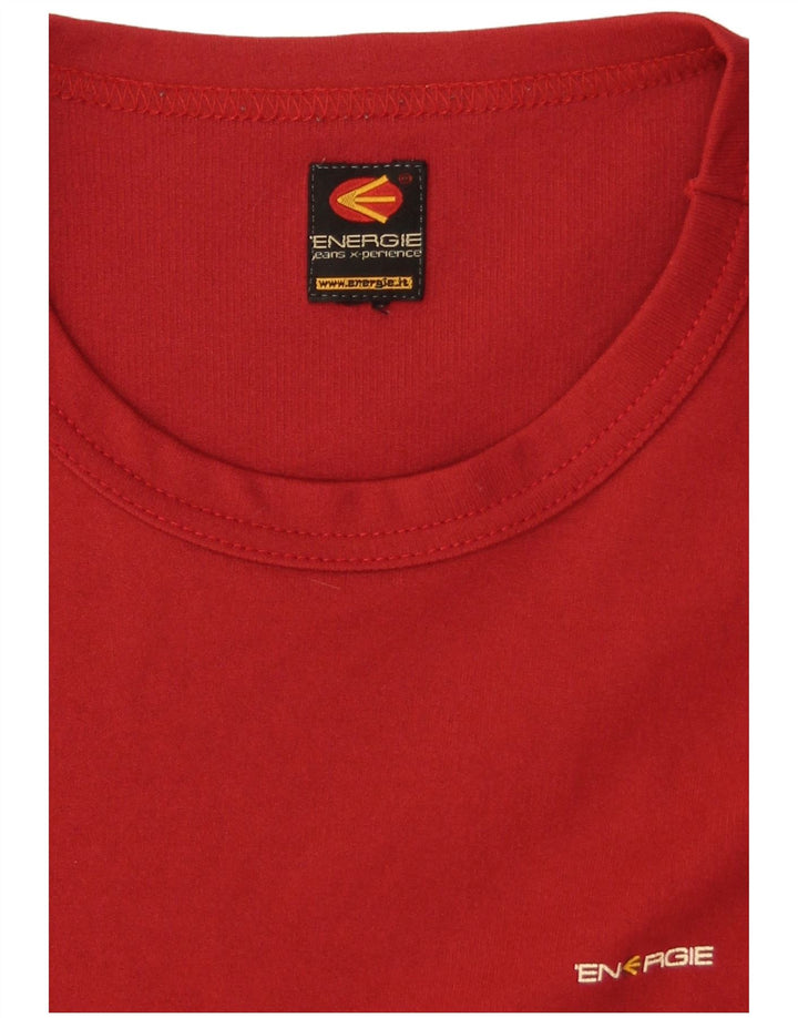 Maglietta da donna ENERGIE Top UK 16 grande rossa