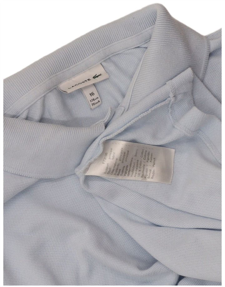 Polo Lacoste Bambino 15-16 Anni Cotone Blu