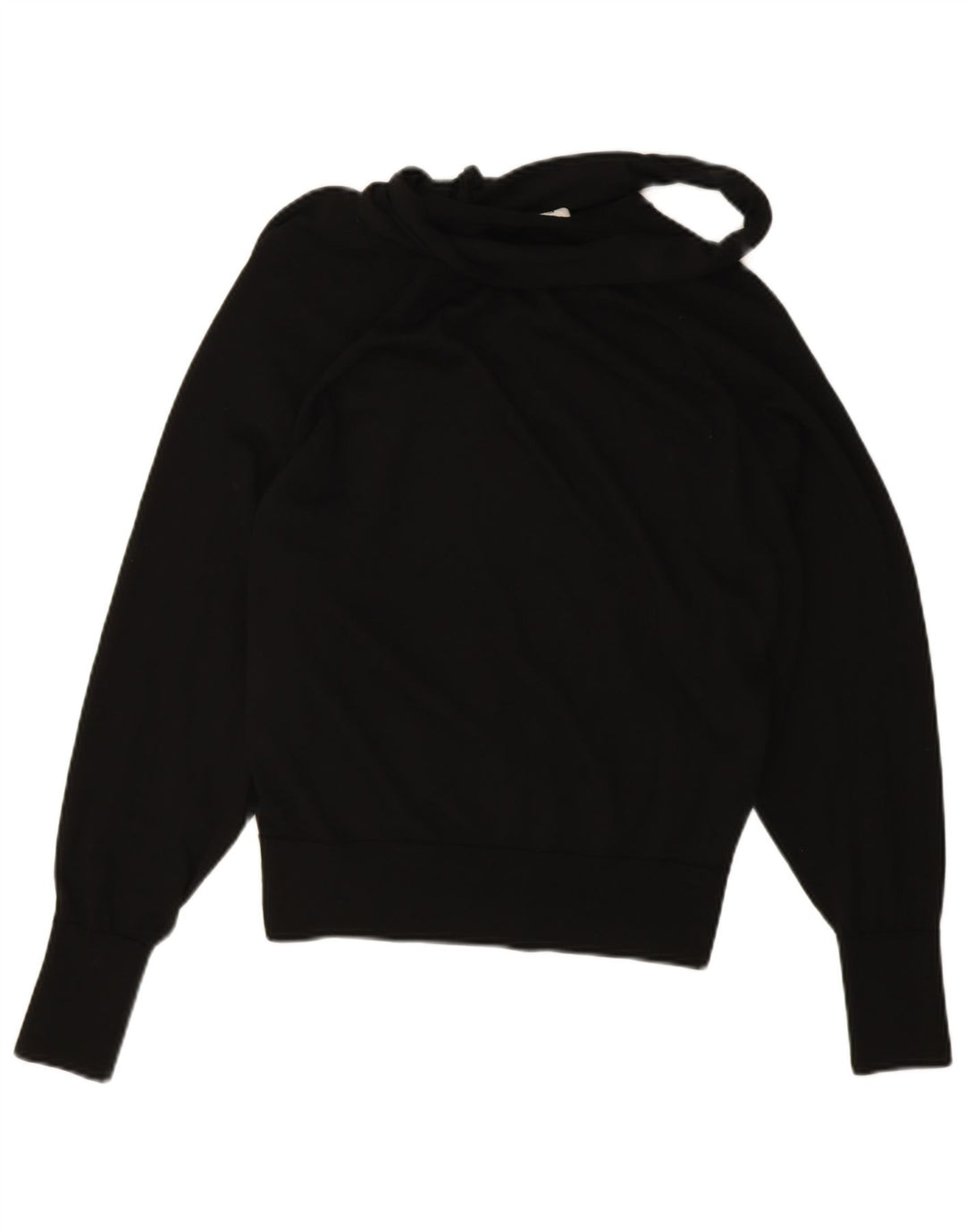Maglione da donna oversize con scollo a V Cos UK 10 piccolo in lana nera