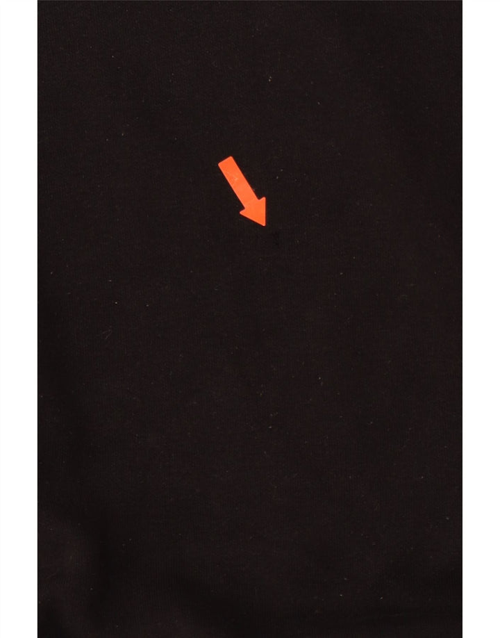 ALPHA INDUSTRIES Felpa grafica da uomo Maglione 2XL Cotone nero