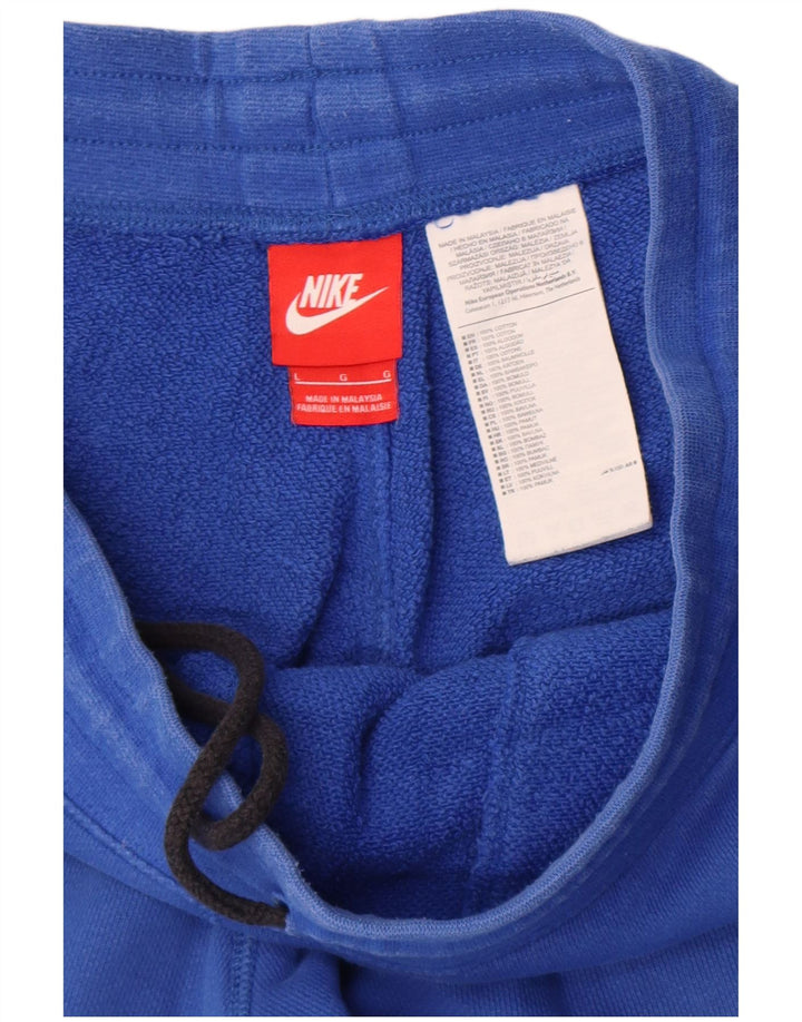 Pantaloncini sportivi da uomo Nike Large in cotone blu