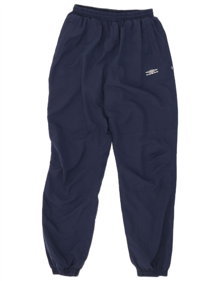 Pantaloni da tuta da uomo Umbro Joggers medi in nylon blu navy