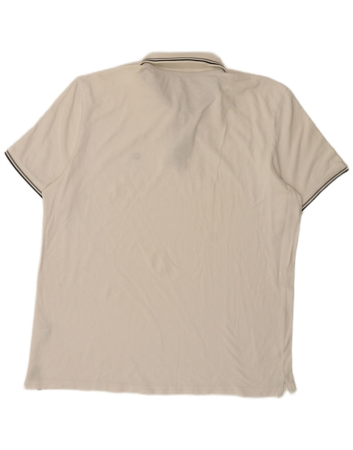 Polo da uomo Champion 2XL cotone bianco sporco