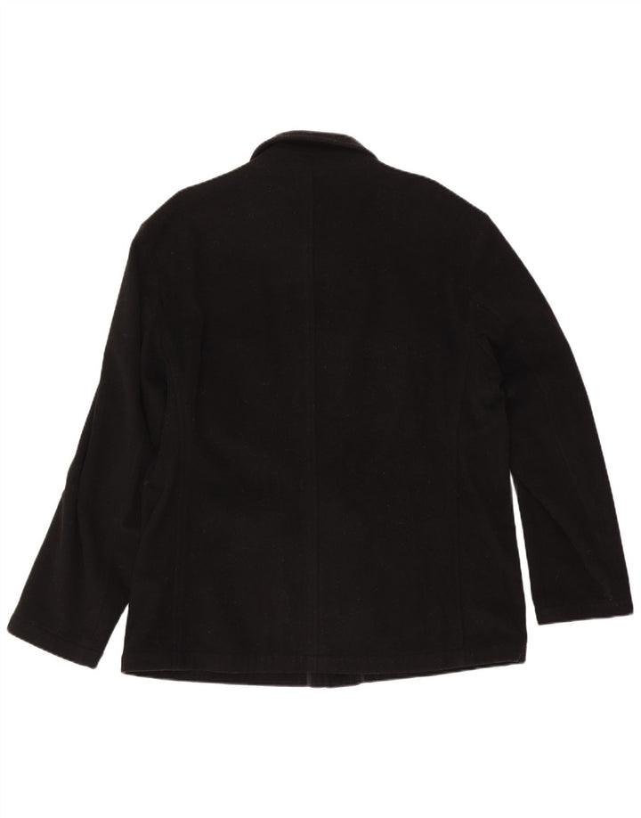 Giacca utility da uomo Hugo Boss EU 54 2XL Lana nera