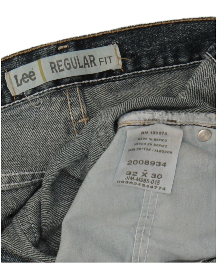 Jeans dritti Lee da uomo vestibilità regolare W32 L30 cotone blu