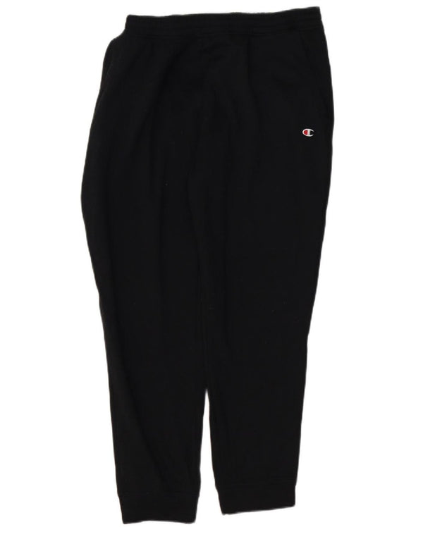 CHAMPION Pantaloni da tuta da donna Joggers UK 14 Large Nero Cotone
