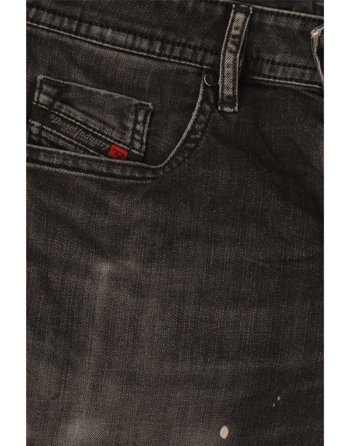 Pantaloncini di jeans Thommer da uomo Diesel W29 cotone nero medio