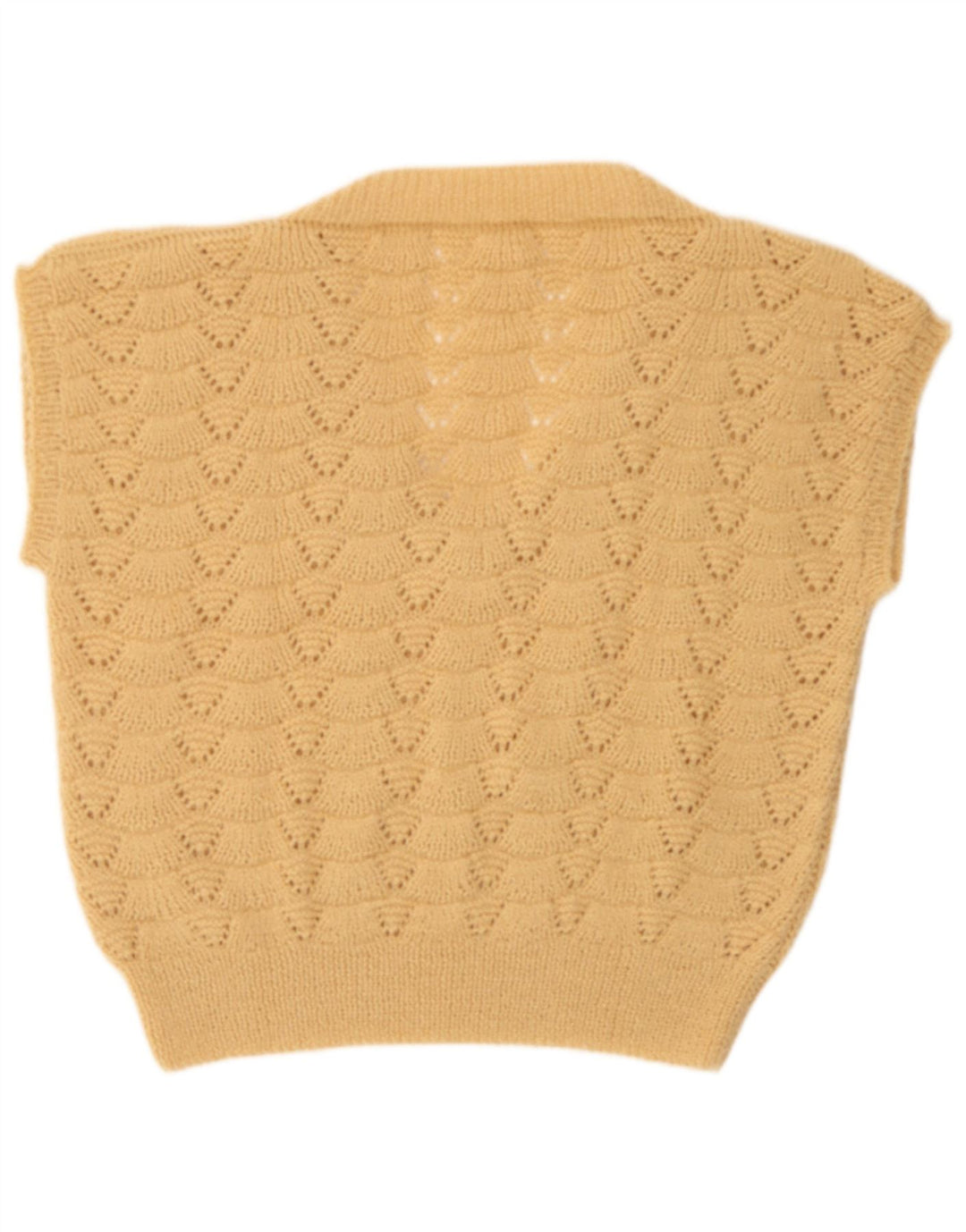 Canotta vintage da donna, taglia UK 16, grande, beige