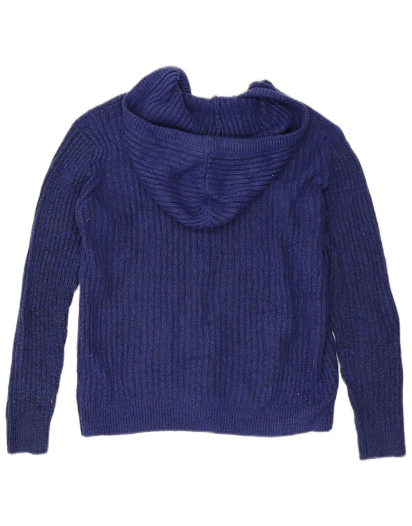 Maglione con cappuccio da donna Marks & Spencer UK 14 medio blu navy