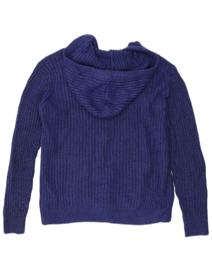 Maglione con cappuccio da donna Marks & Spencer UK 14 medio blu navy