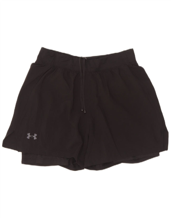 Pantaloncini sportivi da donna Under Armour UK 14 Large Nero Poliestere