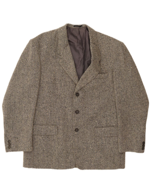 Giacca blazer da uomo a 3 bottoni Oakwood UK 40 grande lana grigia