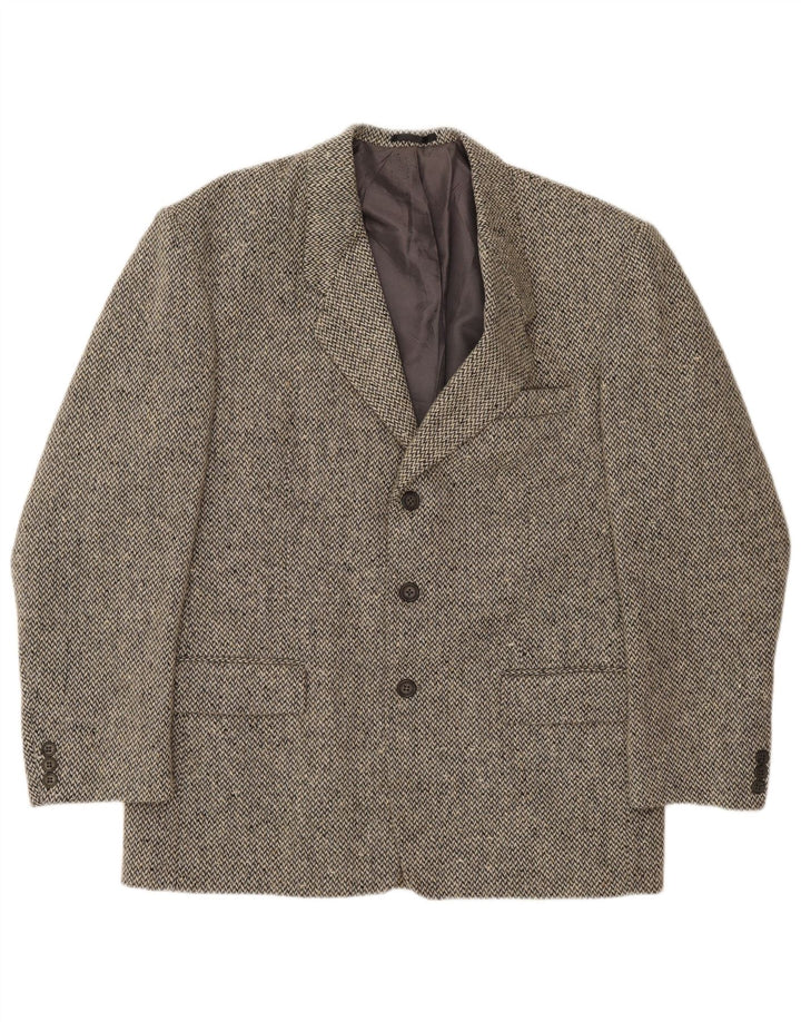 Giacca blazer da uomo a 3 bottoni Oakwood UK 40 grande lana grigia