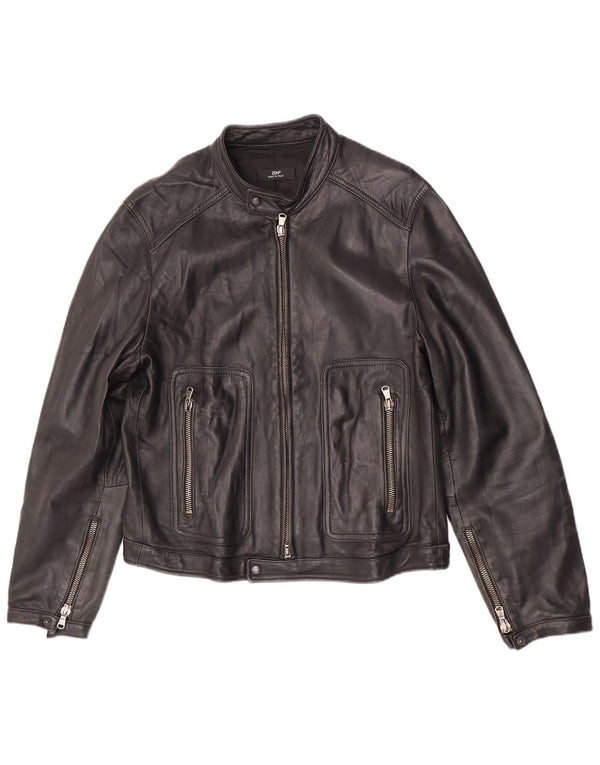 Giacca in pelle da uomo Zen EU 50 in pelle nera media