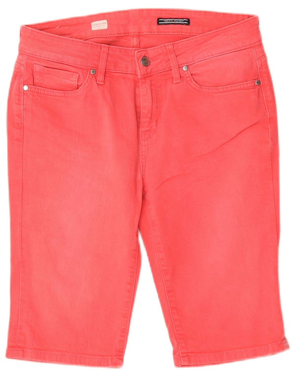 Pantaloncini di jeans skinny Tommy Hilfiger Venice RW da donna W28 rosa medio