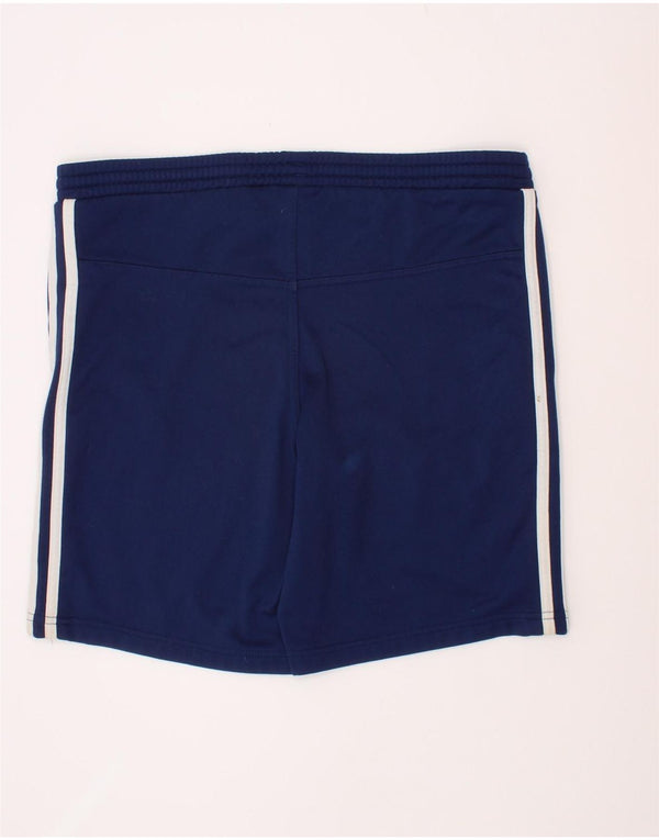 Pantaloncini sportivi Adidas da ragazzo 11-12 anni in poliestere blu navy
