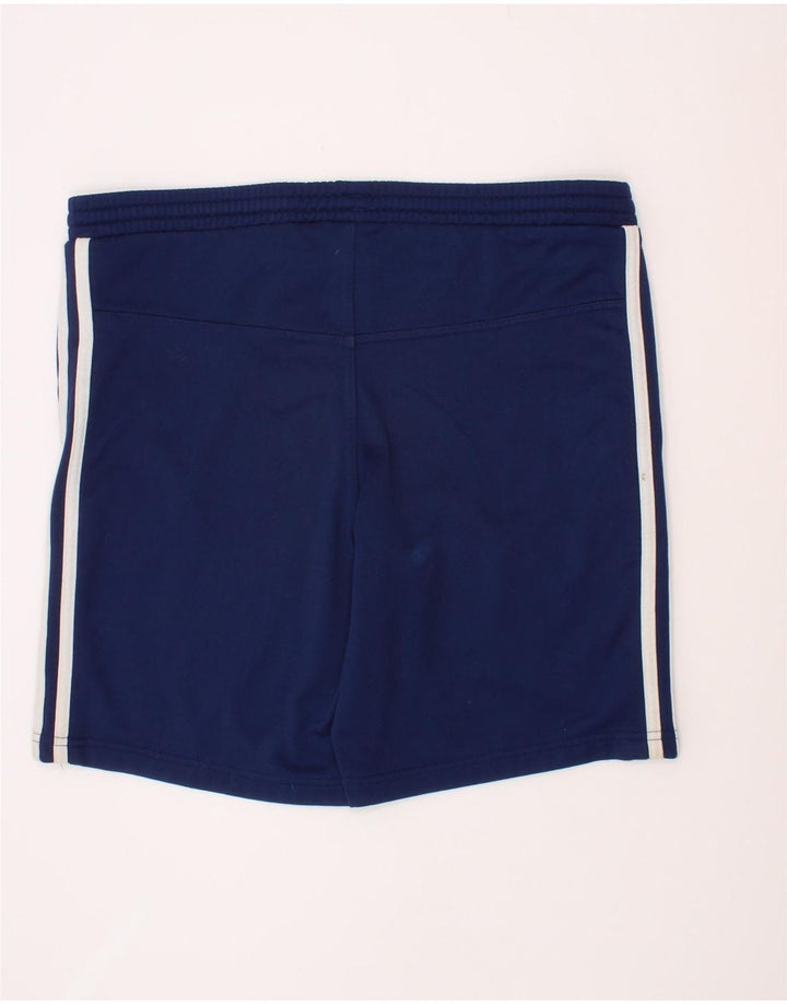 Pantaloncini sportivi Adidas da ragazzo 11-12 anni in poliestere blu navy