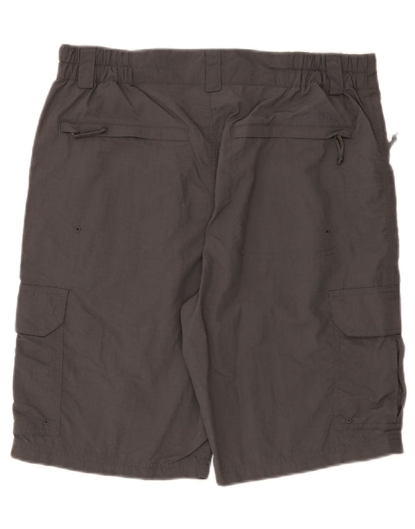 Pantaloncini cargo da uomo Mountain Warehouse W34 Large Grigi in poliammide