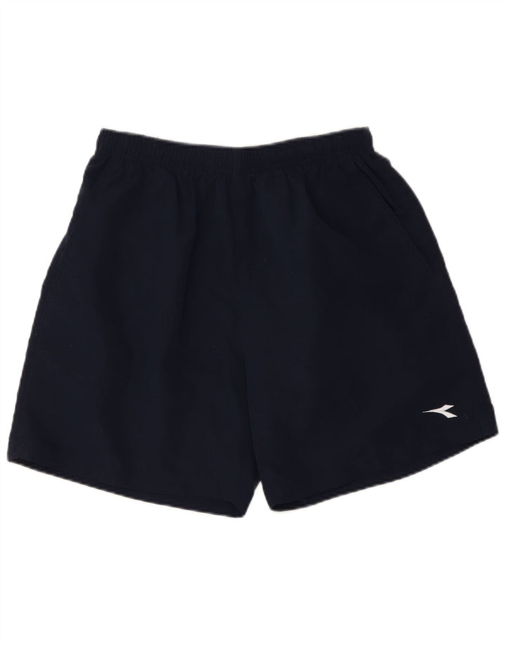 Pantaloncini sportivi Diadora da uomo medio blu navy in poliestere