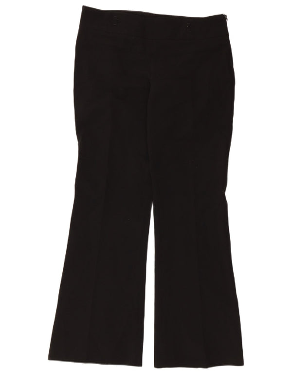 Pantaloni casual svasati da donna Zara EU 38 Small W28 L29 Poliestere nero