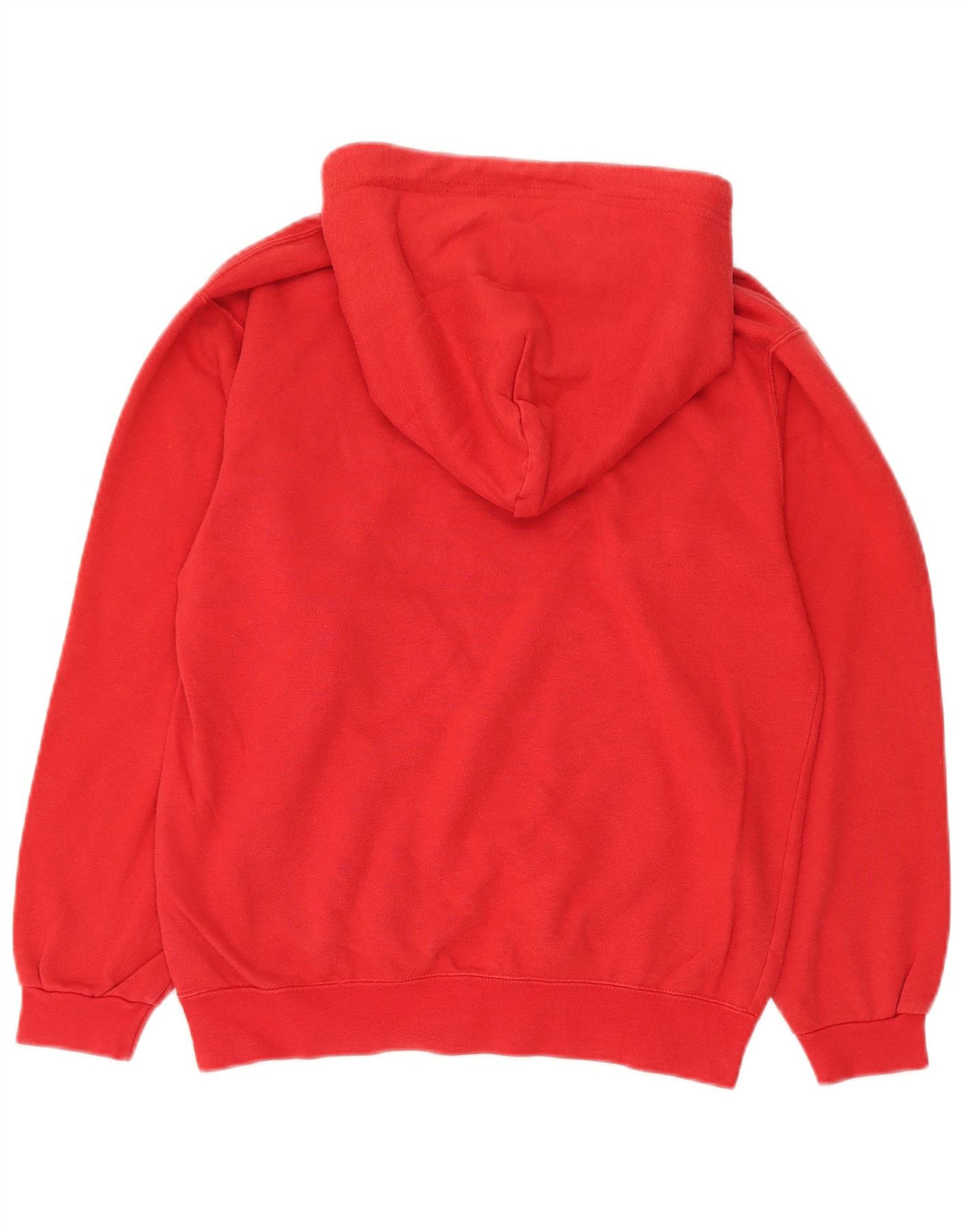 Maglione con cappuccio grafico da uomo CHAMPION piccolo in cotone rosso
