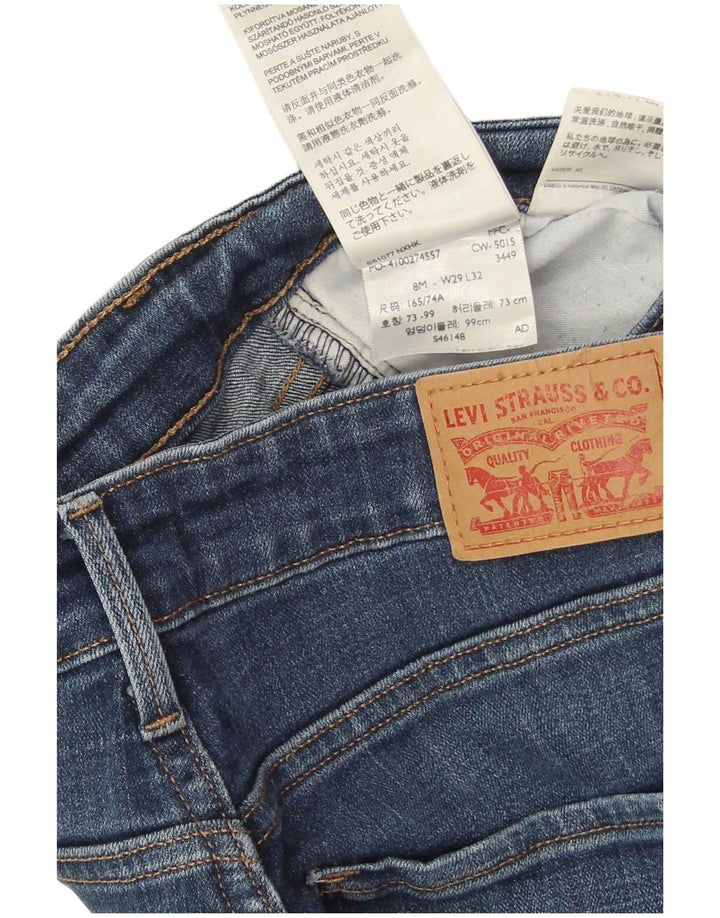Jeans slim da donna Levi's US 8 medi W29 L28 cotone blu