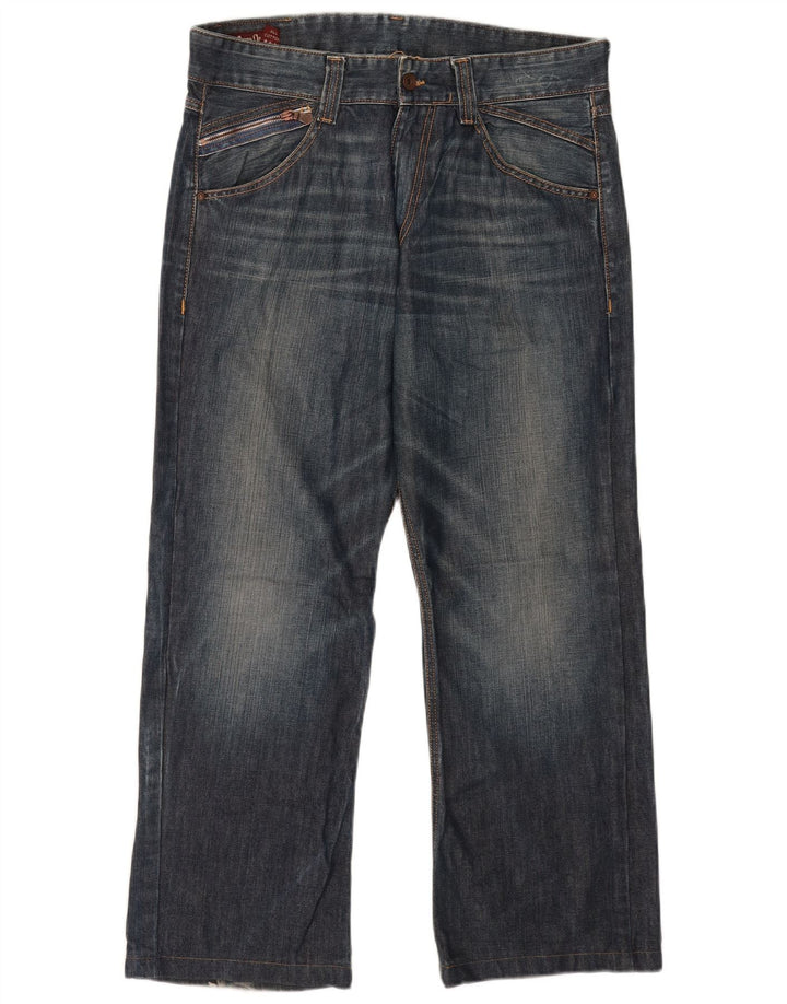 Jeans dritti da uomo Marlboro Classics W32 L28 cotone blu
