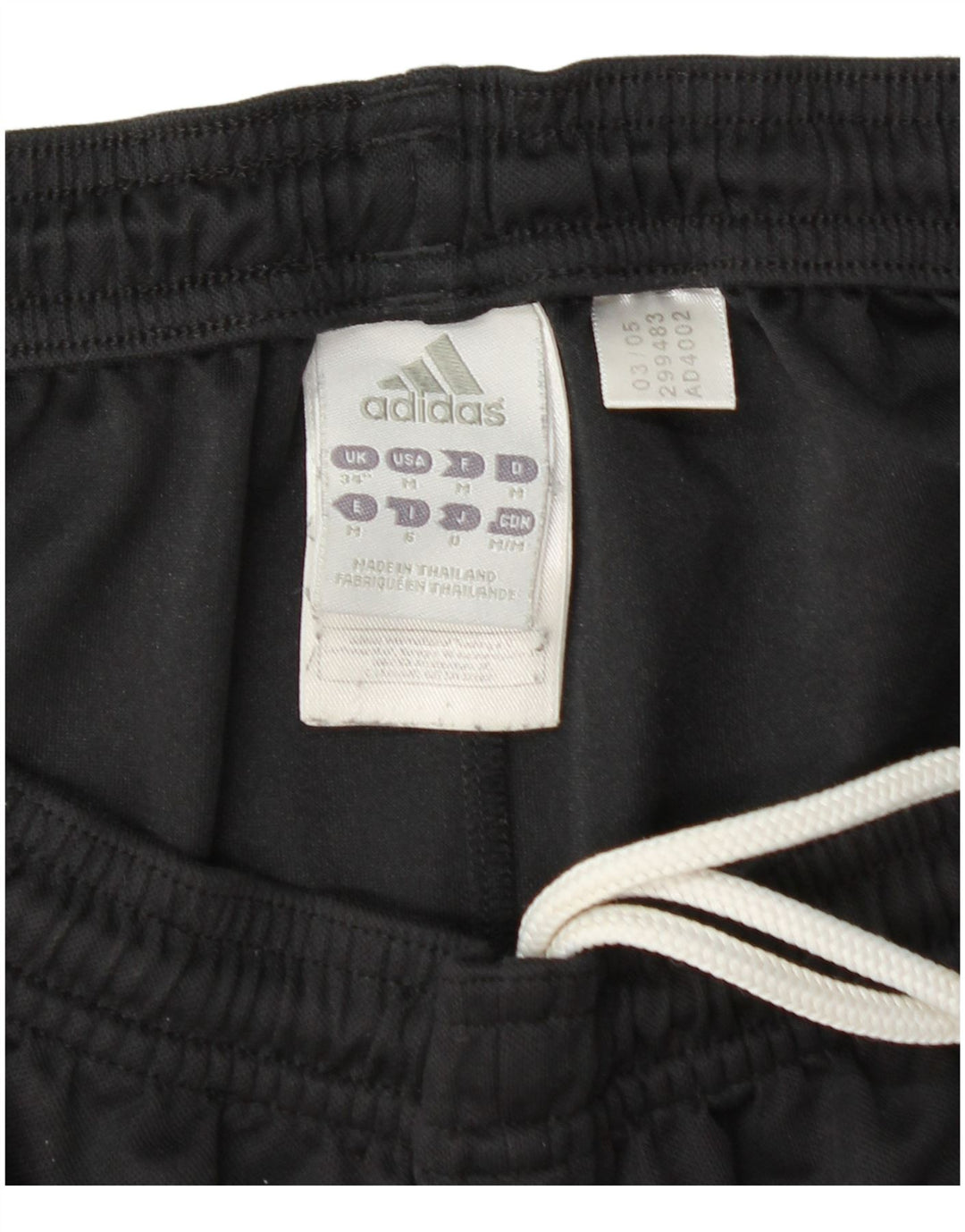 Pantaloncini sportivi Adidas Climalite da uomo grandi in poliestere nero