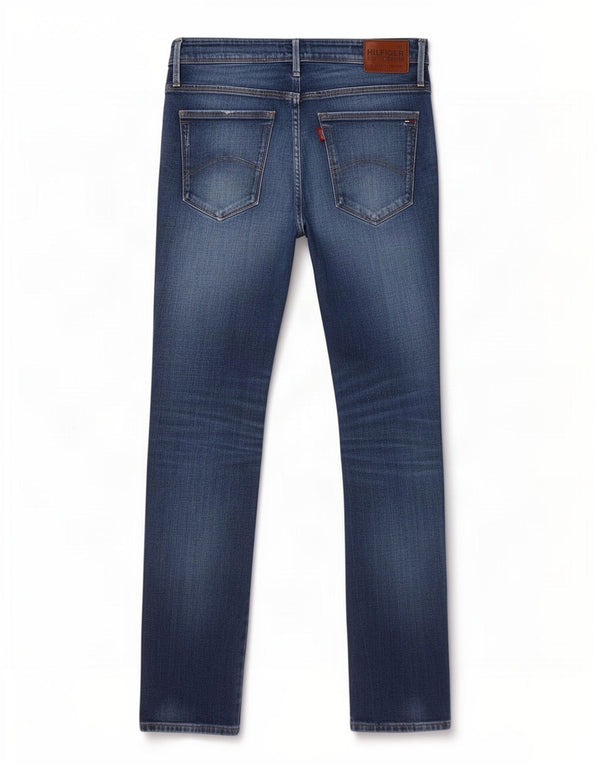 Jeans slim da uomo Tommy Hilfiger W31 L34 cotone blu