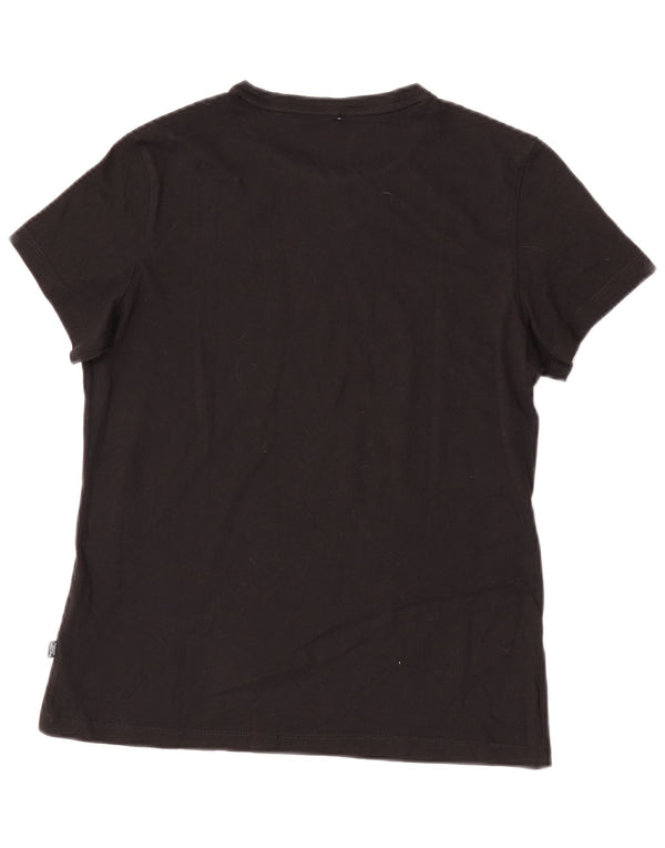 T-shirt da donna Puma Top UK 12 medio nero cotone