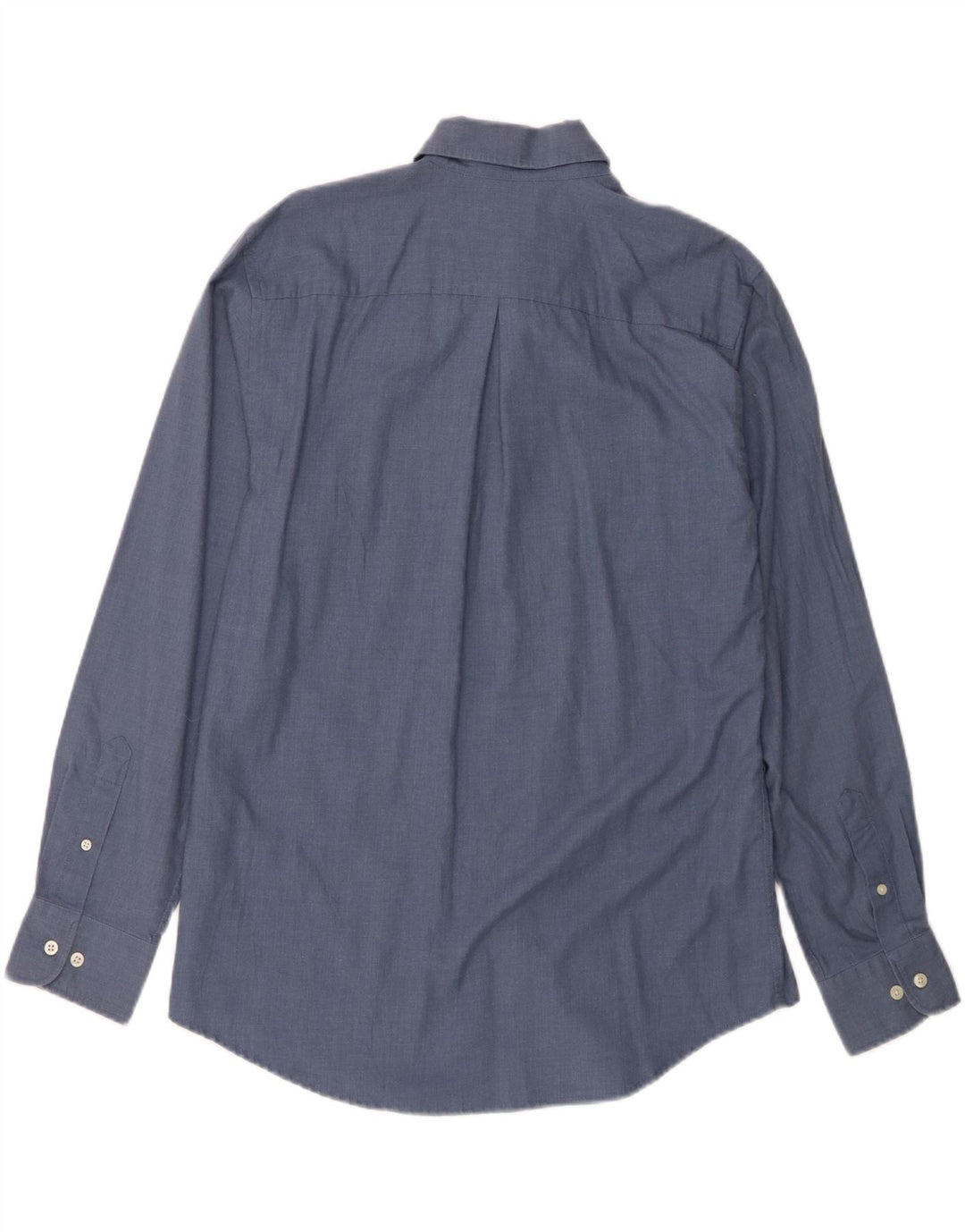 DOCKERS Mens Shirt Size 15 15 1/2 Medium Navy Blue Cotton Vintage Dockers and Second-Hand Dockers from Messina Hembry 