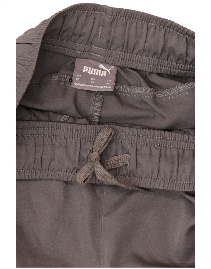 Pantaloncini sportivi da uomo Puma XS in poliestere grigio