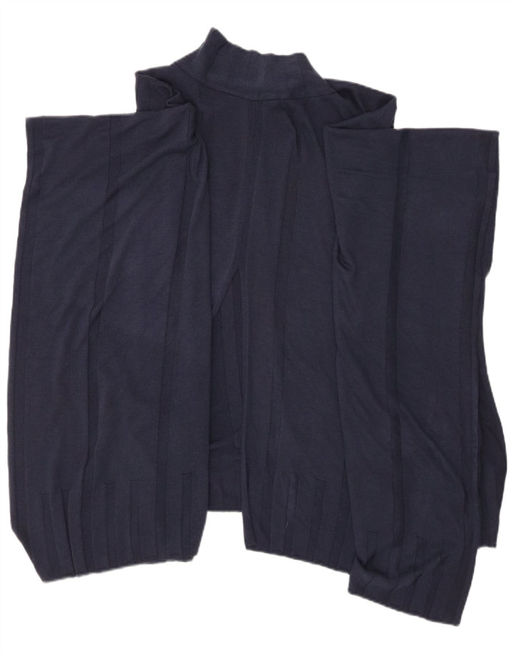 Maglione poncho da donna Marks & Spencer taglia unica in viscosa blu navy