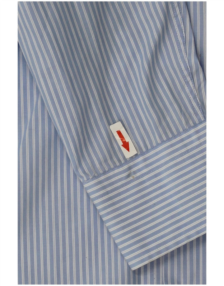 Camicia da uomo Hugo Boss taglia 41 16 grande gessato blu