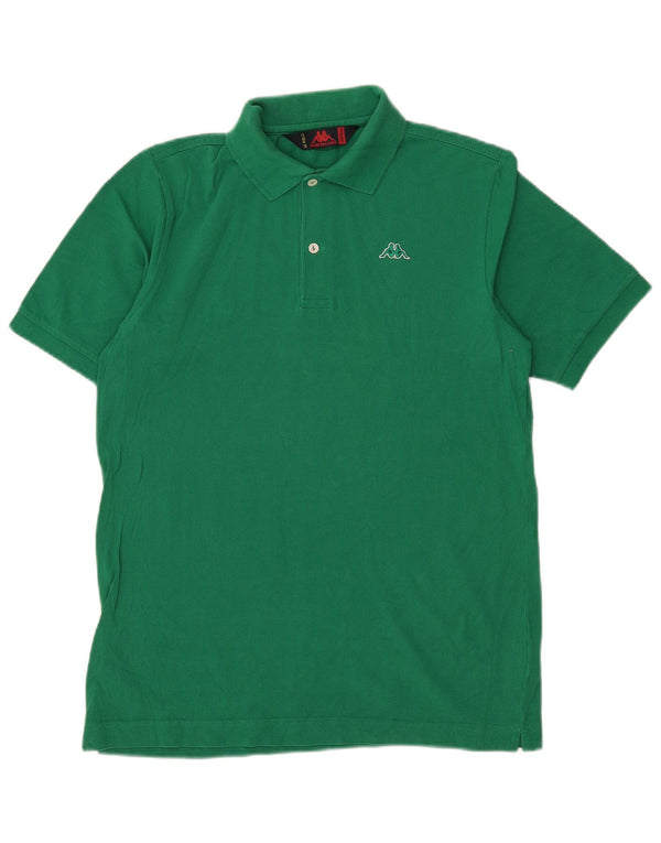 Polo Kappa da uomo verde medio