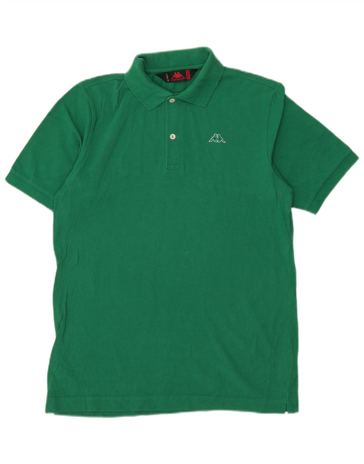 Polo Kappa da uomo verde medio