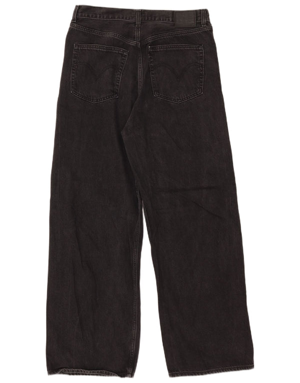 Jeans larghi a vita alta da donna Levi's W31 L31 cotone nero