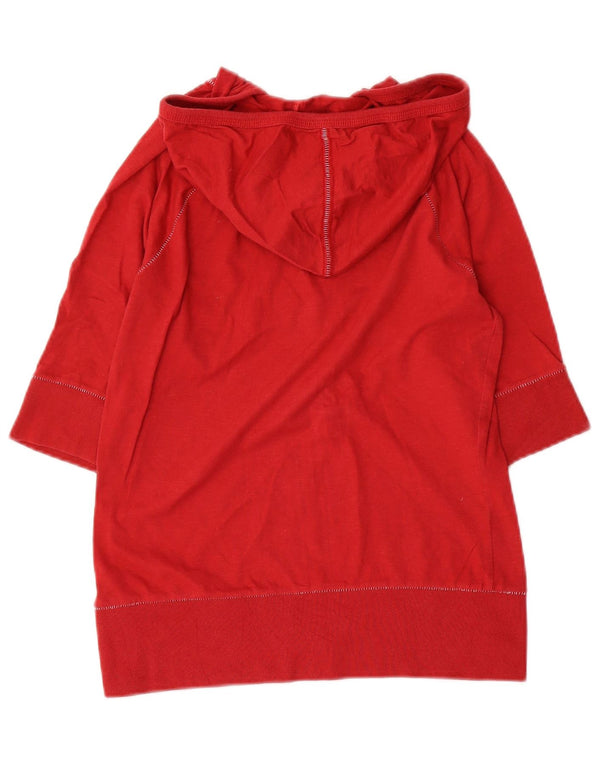 T-shirt con cappuccio da donna The North Face UK 6 XS rosso cotone