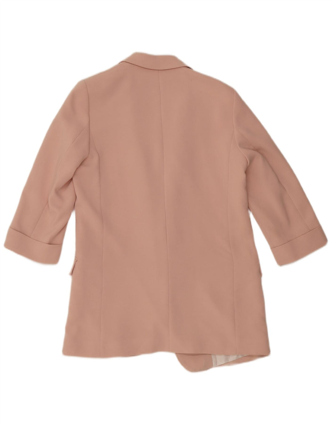 Giacca blazer aperta da donna con maniche a 3/4 Zara UK 10 piccola rosa