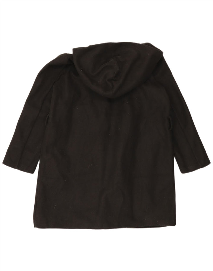 Cappotto oversize con cappuccio da donna Zara UK 10 piccolo poliestere nero